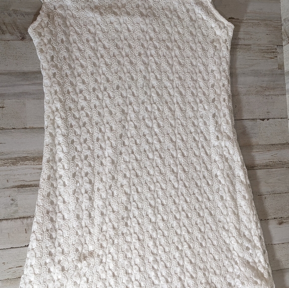 Anthropologie Fresh of LA lace Dress size P/L Adorable Women's Crocheted Dress - Picture 2 of 5